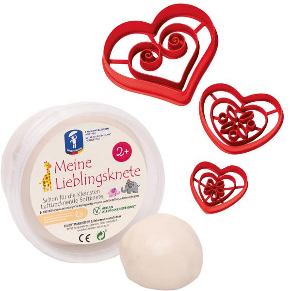 MEINE LIEBLINGSKNETE 500g Dose mit Herz Ausstecher